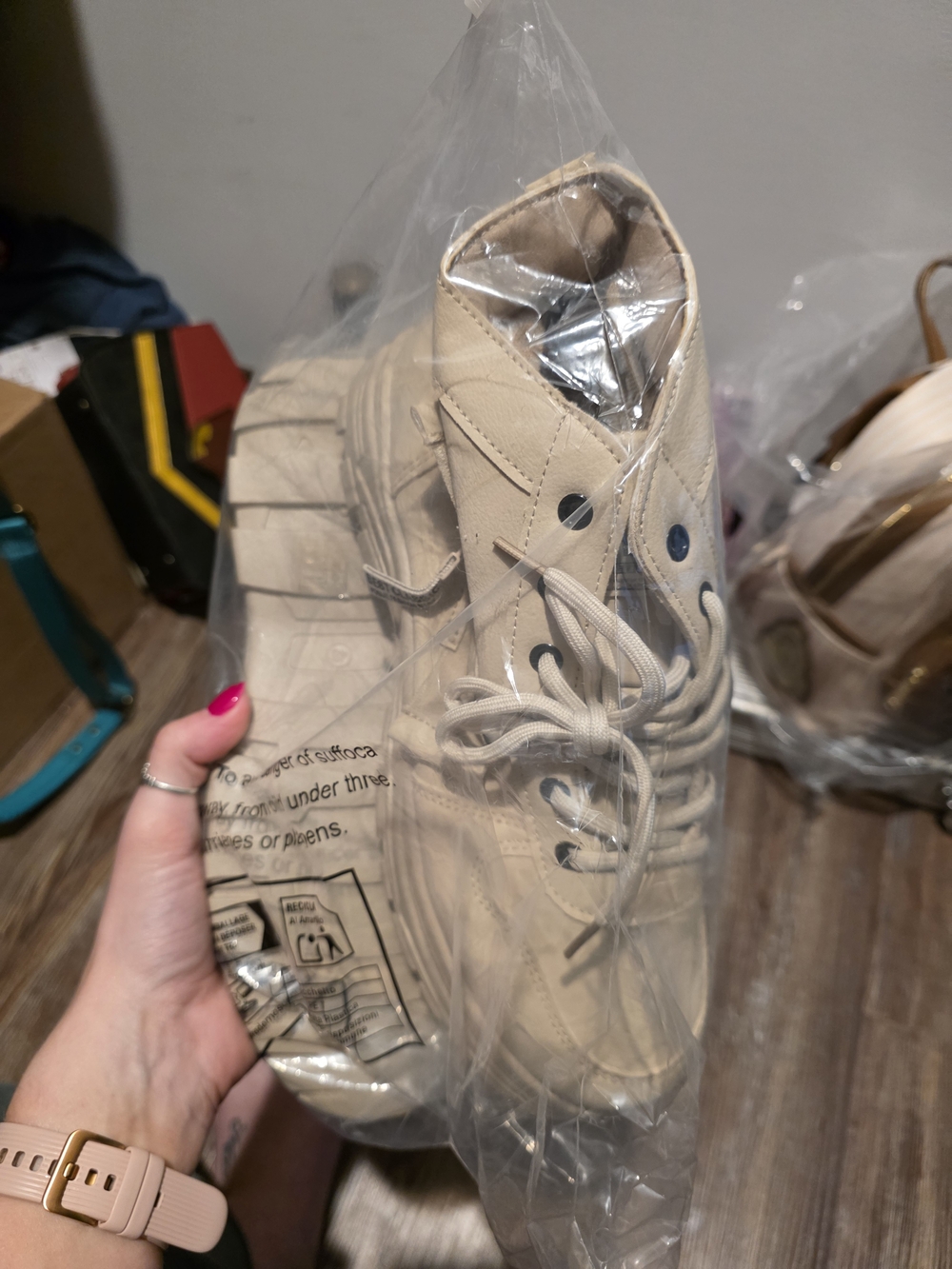 Evolution Beige/Tan High-Top Sneaker Boots